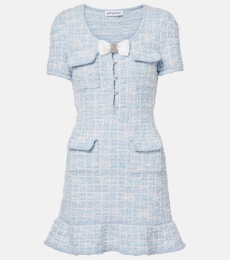 Minikleid aus Tweed | Self-Portrait