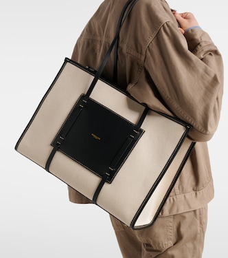Tote Capri mit Leder | DeMellier