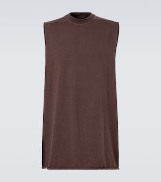 Jumbo cotton jersey tank top | Rick Owens