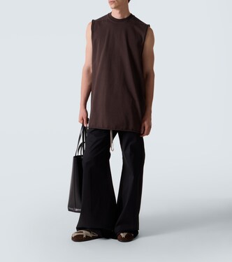 Jumbo cotton jersey tank top | Rick Owens
