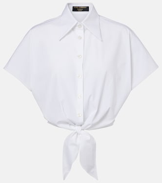 Camicia cropped in misto cotone | Dolce&Gabbana