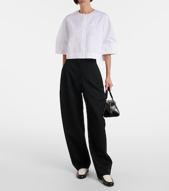 Cropped-Hemd aus Baumwollpopeline | Givenchy