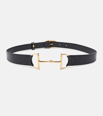 Horsebit leather belt | Gucci