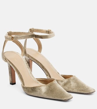 Carla 80 velvet pumps | The Row