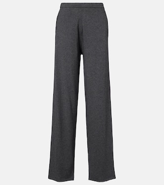 N°353 Relax cotton-blend straight pants | Extreme Cashmere