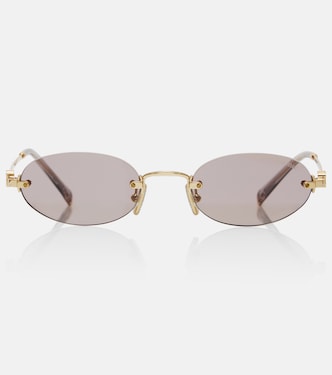 Logo oval sunglasses | Miu Miu