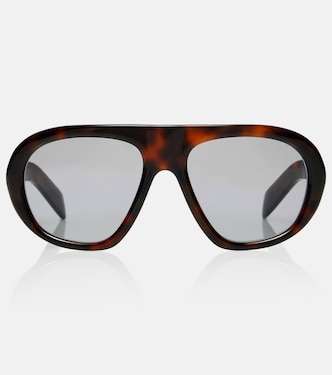 Logo aviator sunglasses | Prada