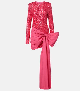 Bow-detail sequined minidress | Rotate