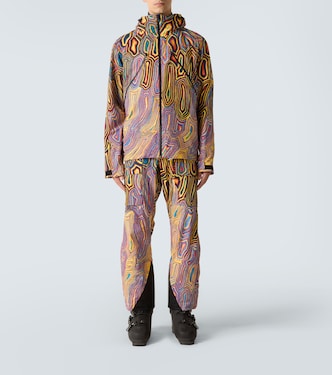Hayden 3L printed ski pants | Aztech Mountain