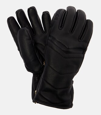 Dana quilted leather ski gloves | Bogner
