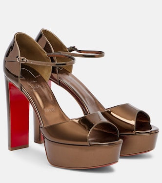 Sandaloo 130 leather platform sandals | Christian Louboutin