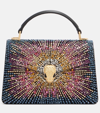 Serpenti Forever Mini leather top-handle bag | Bvlgari