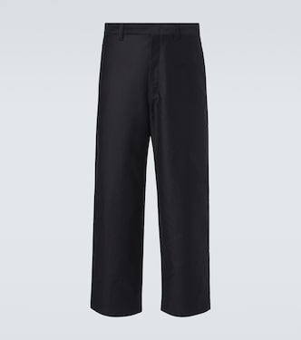 Cotton satin suit pants | Lemaire