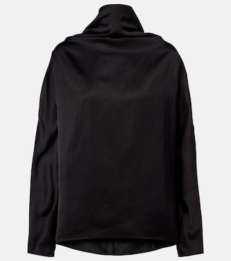 Draped satin blouse | Toteme