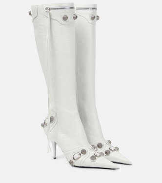 Cagole leather knee-high boots | Balenciaga