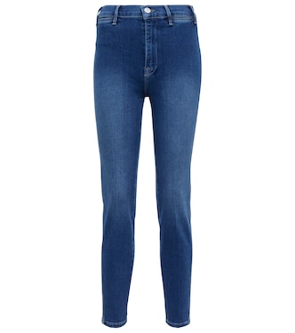 Le Sylvie Crop high-rise slim jeans | Frame