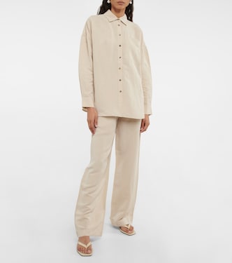 Pantalon ample Essentials en lin mélangé | CO