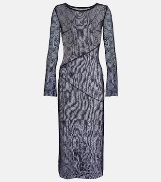 Midikleid Moonogram aus Mesh | Marine Serre