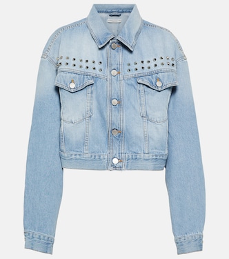 Giacca di jeans con borchie | Alessandra Rich