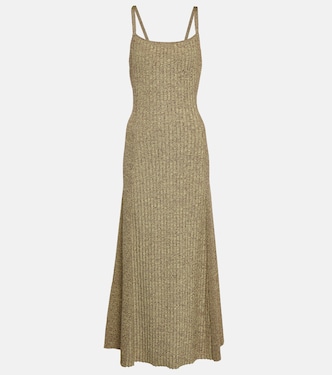 Midikleid aus Rippstrick | Ganni