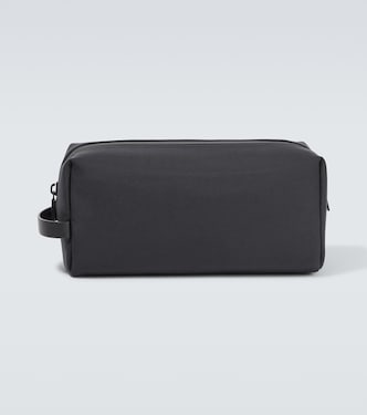 Clovis leather-trimmed toiletry pouch | The Row