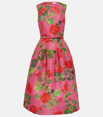 Floral midi dress | Oscar de la Renta
