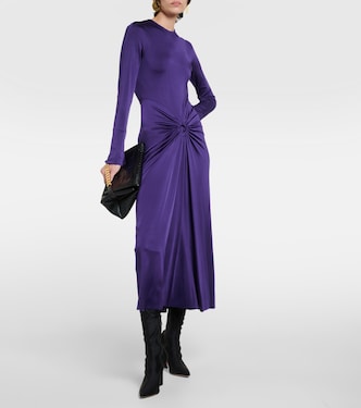 Gathered midi dress | Victoria Beckham
