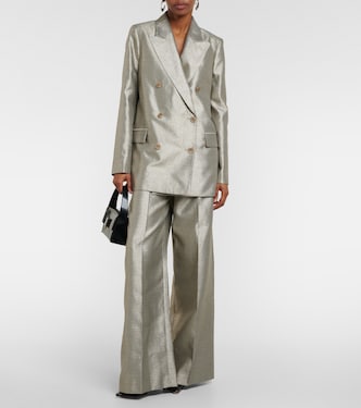 Blazer Chapone oversize metallizzato | Joseph