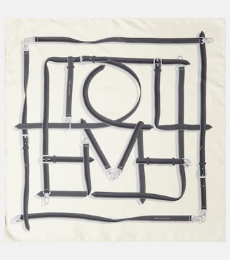 Foulard in twill di seta con stampa | Toteme