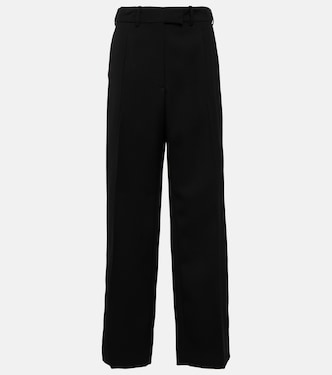 Roan high-rise wool wide-leg pants | The Row