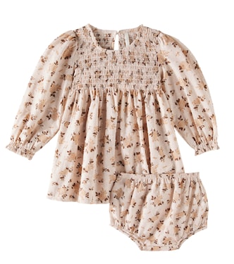 Bébé – Robe Capri en coton à fleurs | Rylee + Cru