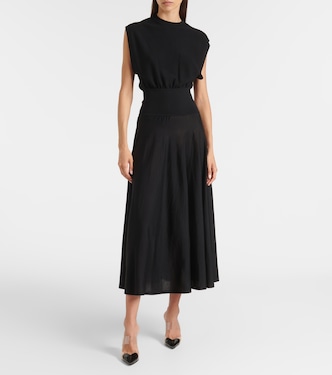 Abito midi in misto lana | Alaïa