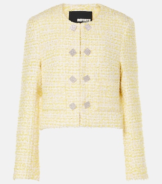 Verzierte Cropped-Jacke aus Bouclé | Rotate
