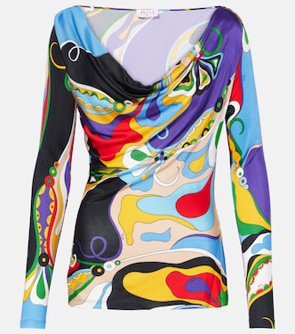Blusa Orchidee in jersey | Pucci