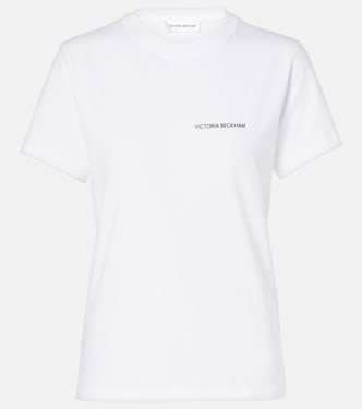 T-Shirt aus Baumwoll-Jersey | Victoria Beckham