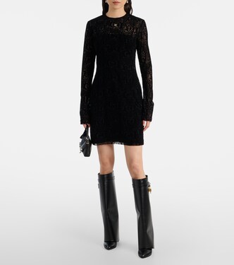 4G snake-print tulle minidress | Givenchy