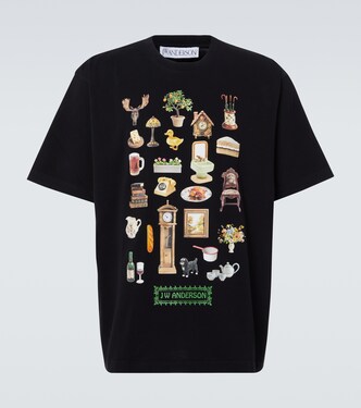 Bedrucktes T-Shirt Diorama aus Baumwolle | JW Anderson