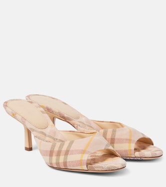 Mules con Burberry Check | Burberry