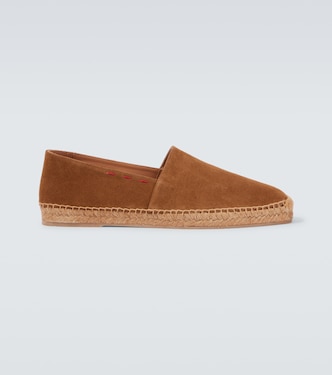 Espadrilles aus Veloursleder | Kiton