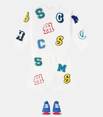 Set aus Sweatshirt und Shorts aus Baumwolle | Stella McCartney Kids