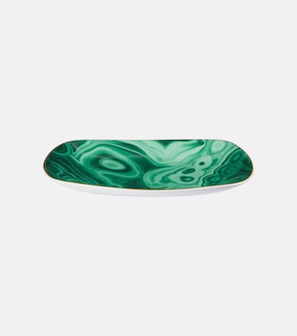 Malachite Small decorative tray | L'Objet