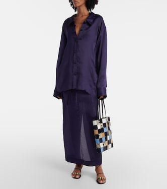 Herschel silk organza shirt | Khaite