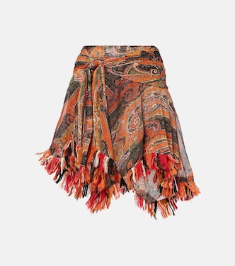 Dova paisley asymmetric miniskirt | Isabel Marant