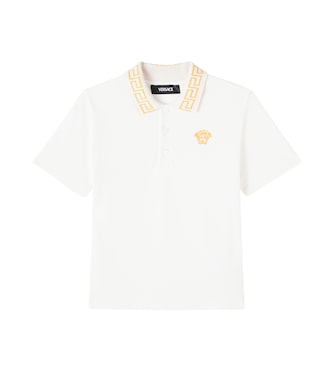 Polohemd Greca aus Baumwoll-Piqué | Versace Kids
