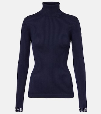 Mira ribbed-knit turtleneck ski top  | Goldbergh