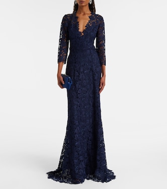 Vestido de fiesta de encaje | Monique Lhuillier