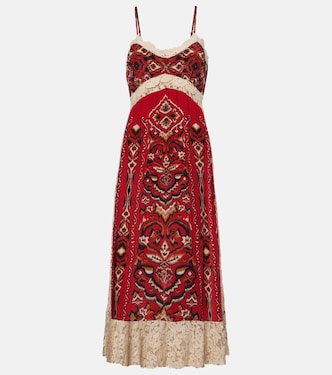 Robe midi Ainika Pineapple Ikat | Farm Rio