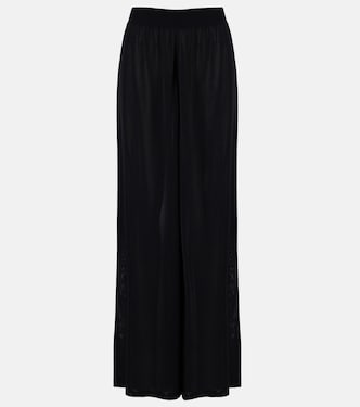 High-rise wide-leg pants | Alaïa