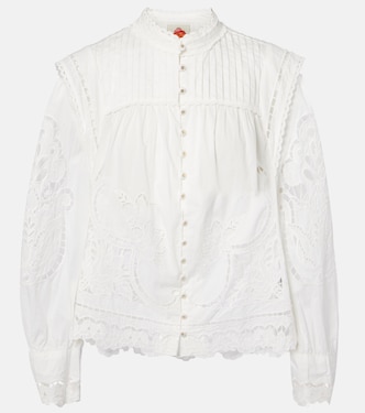 Embroidery cotton blouse | Farm Rio