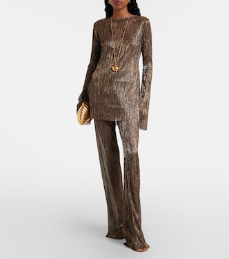 Dries 시퀸 플레어 팬츠 | Cala de la Cruz